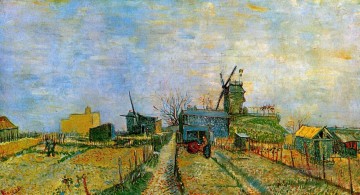Vincent Van Gogh Werke - Gemüsegärten in Montmartre 2 Vincent van Gogh